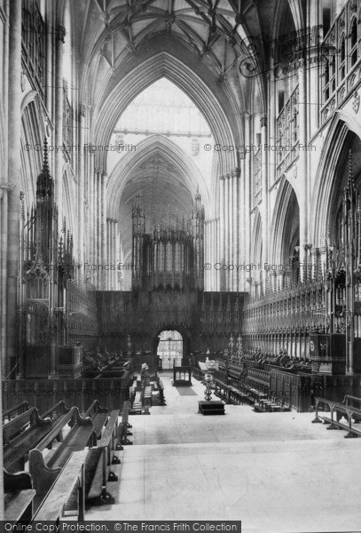 Photo of York, Minster, Choir West 1909