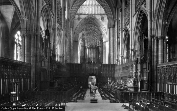 Photo of York, Minster, Choir West 1911