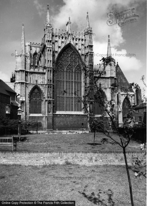 Photo of York, Minster, East Front c.1960