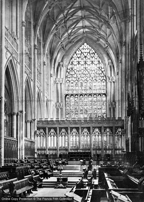 Photo of York, Minster, East Window c.1880