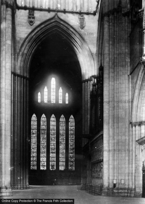 Photo of York, Minster, Five Sisters' Window 1893