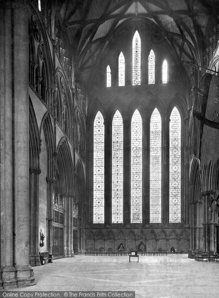 Photo of York, Minster, Five Sisters' Window 1925