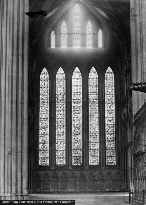 Photo of York, Minster, Five Sisters' Window c.1870