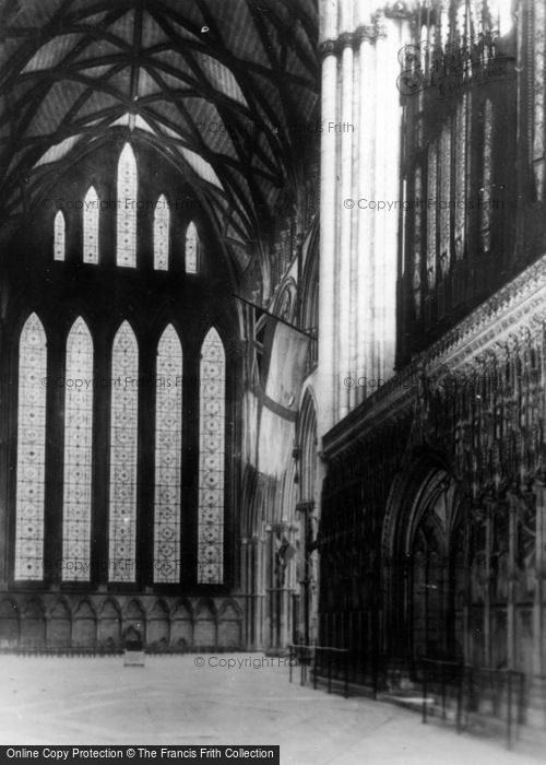 Photo of York, Minster, Five Sisters Window c.1930