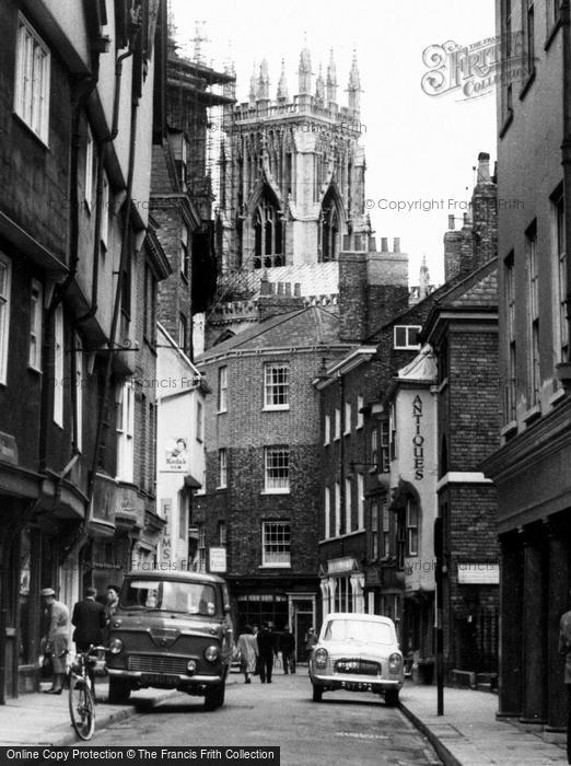 Photo of York, Minster From Low Petergate c.1960