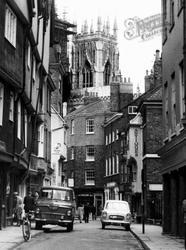 Minster From Low Petergate c.1960, York