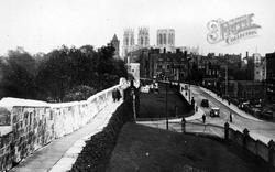 Minster, From The City Walls c.1930, York