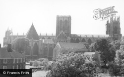 Minster From The City Walls c.1950, York