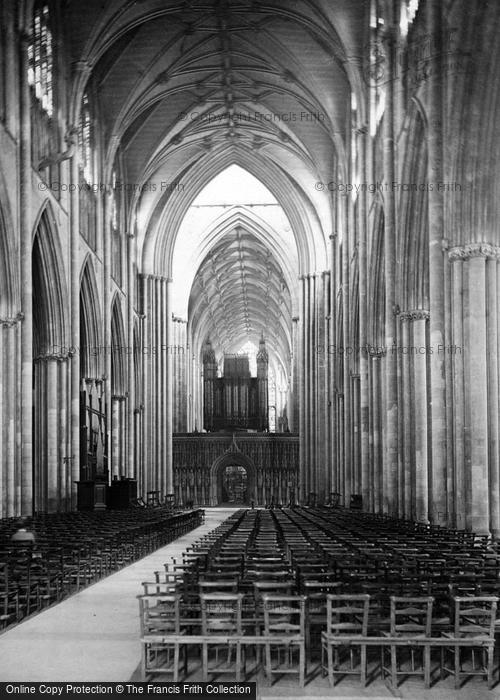 Photo of York, Minster Interior c.1880