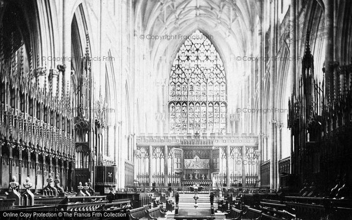 Photo of York, Minster Interior c.1880