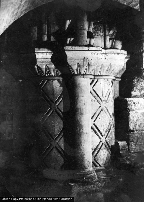 Photo of York, Minster, Norman Pillar In Crypt c.1885