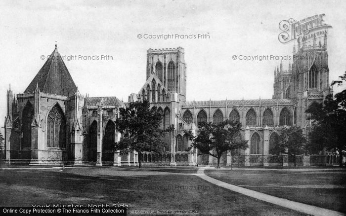 Photo of York, Minster, North Side 1886