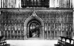 Minster, Organ Screen c.1900, York