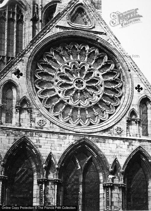Photo of York, Minster, Rose Window In South Transept c.1880