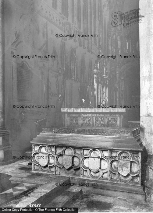 Photo of York, Minster, Scrope's Tomb 1913