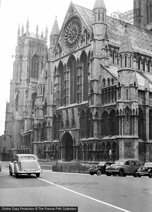 Photo of York, Minster, South Door 1951