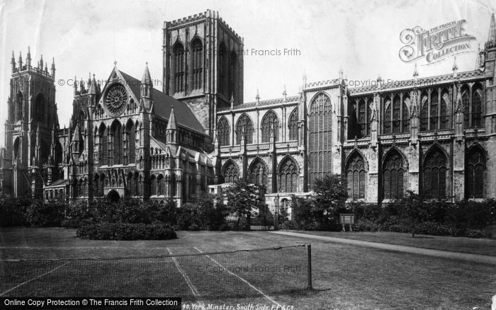 Photo of York, Minster South Side 1897