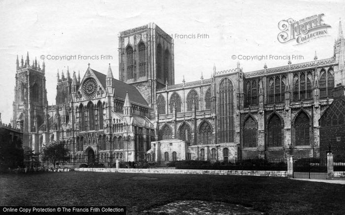 Photo of York, Minster, South Side 1907
