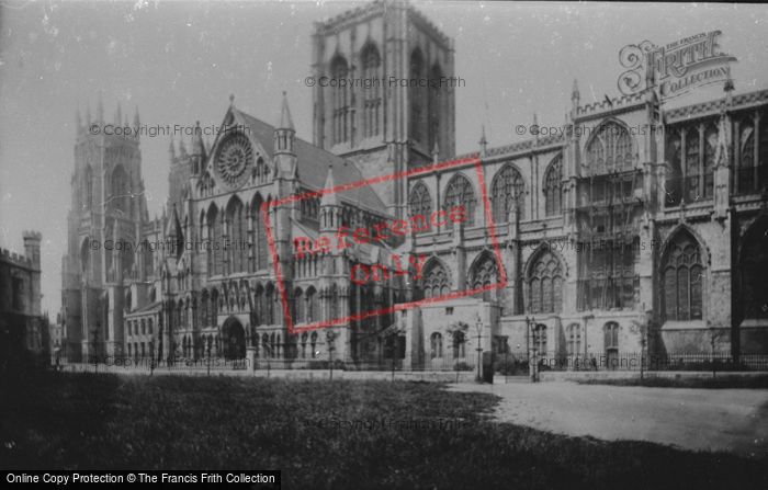 Photo of York, Minster, South Side c.1885