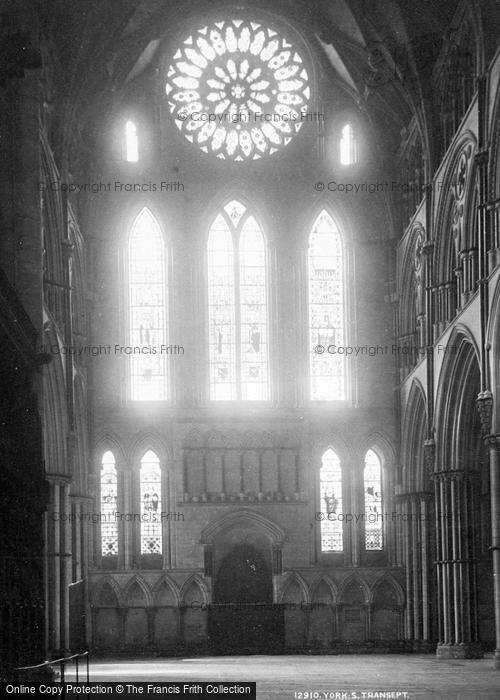 Photo of York, Minster, South Transept c.1880