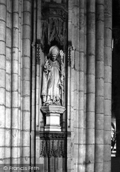 Minster, St Cuthbert's Statue 1911, York