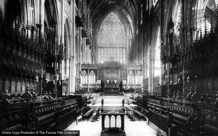 Photo of York, Minster, The Choir East c.1930