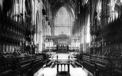 Minster, The Choir East c.1930, York