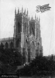 Minster, Towers From North West 1891, York