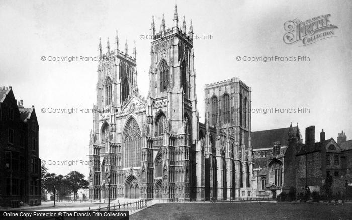 Photo of York, Minster, West Front c.1880