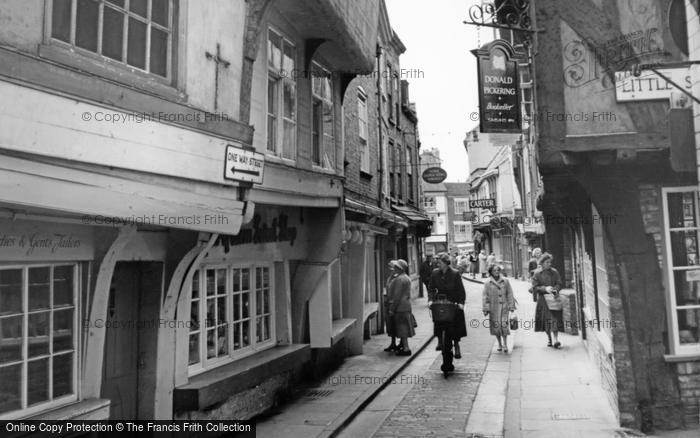 Photo of York, People In The Shambles c.1960