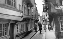 People In The Shambles c.1960, York