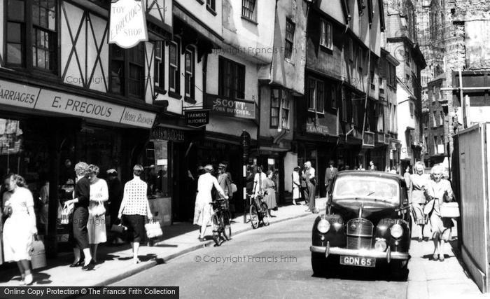 Photo of York, People On Low Petergate c.1955