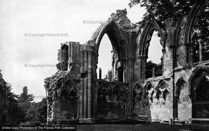 Photo of York, St Mary's Abbey c.1873