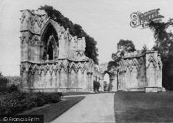 St Mary's Abbey c.1885, York
