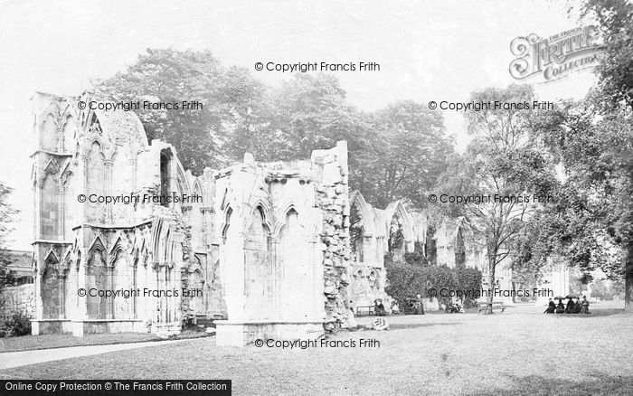 Photo of York, St Mary's Abbey c.1885