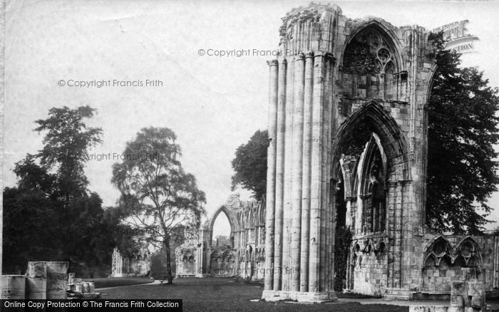 Photo of York, St Mary's Abbey c.1885