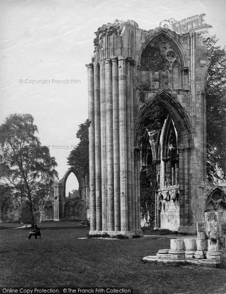 Photo of York, St Mary's Abbey, East End c.1880