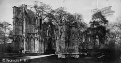 St Mary's Abbey, South West c.1870, York