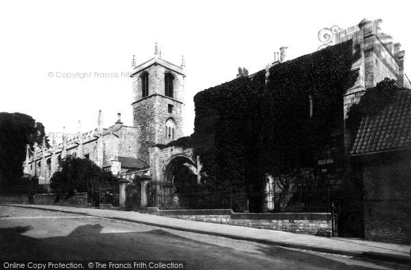 York, St Olave's Church, Marygate c1885