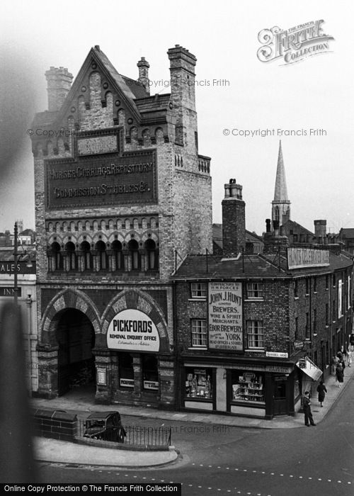 Photo of York, Tanner's Moat, Botterills Horse & Carriage Repository c.1955