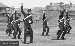 The Cavalry Barracks, Sword Practice 1886, York