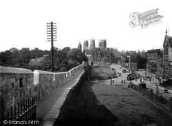The Minster From The City Walls 1921, York