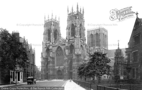 Photo of York, The Minster, From The South West 1909