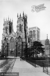The Minster, West Front 1908, York