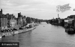 The River Ouse c.1955, York