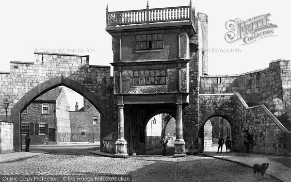 Photo of York, Walmgate Bar c1885