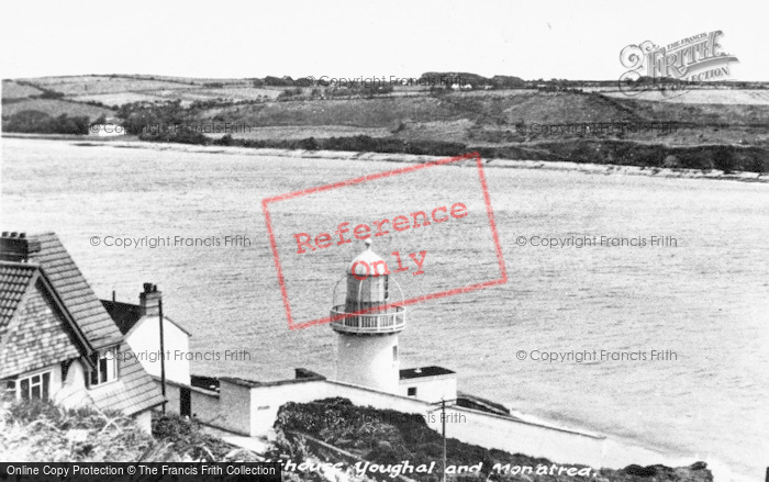 Photo of Youghal, The Lighthouse And Monatrea c.1955