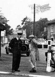 Conversation With A Policeman c.1955, Yoxford