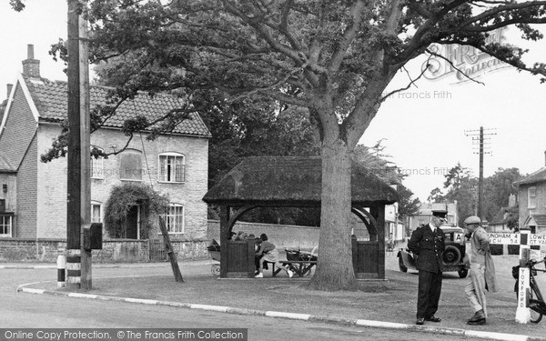 Photo of Yoxford, Jubilee Seat c1955