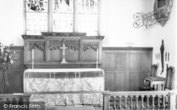 St Peter's Church, High Altar c.1965, Yoxford